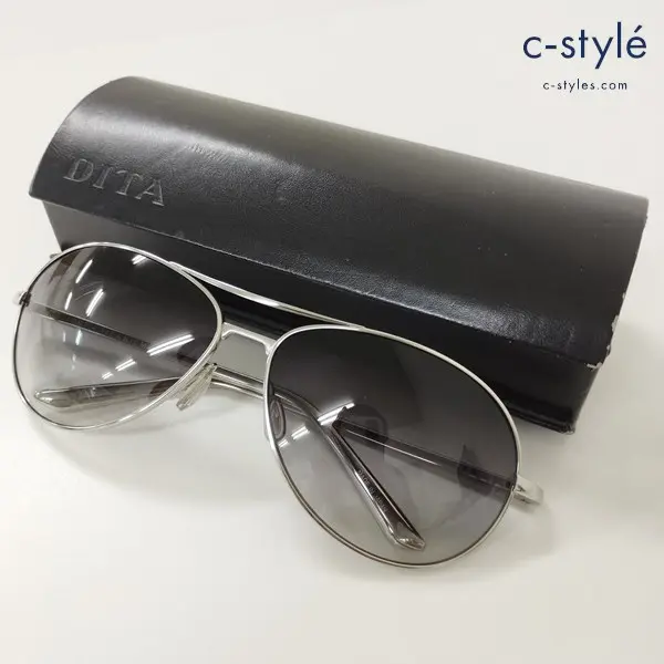 DITA ディータ FLIGHT-TITANIUM サングラス シルバー 日本製 アイウェア