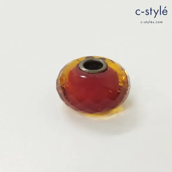 TROLLBEADS トロールビーズ ビーズチャーム オレンジ系 アクセサリー ガラス ユニセックス