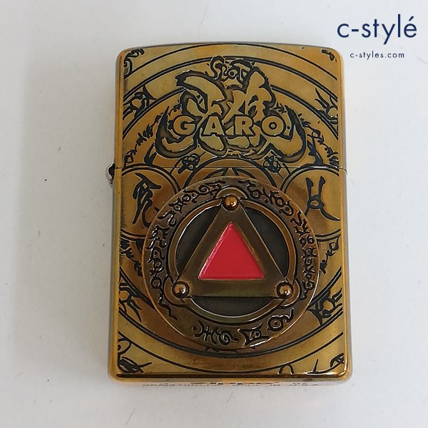 ZIPPO ジッポー 牙狼 GARO エンブレム オイルライター ゴールド 喫煙具