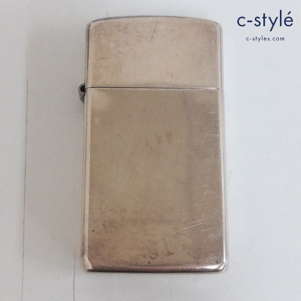 ZIPPO ジッポー STERLING 2004 プレーン スリム オイルライター シルバー 喫煙具
