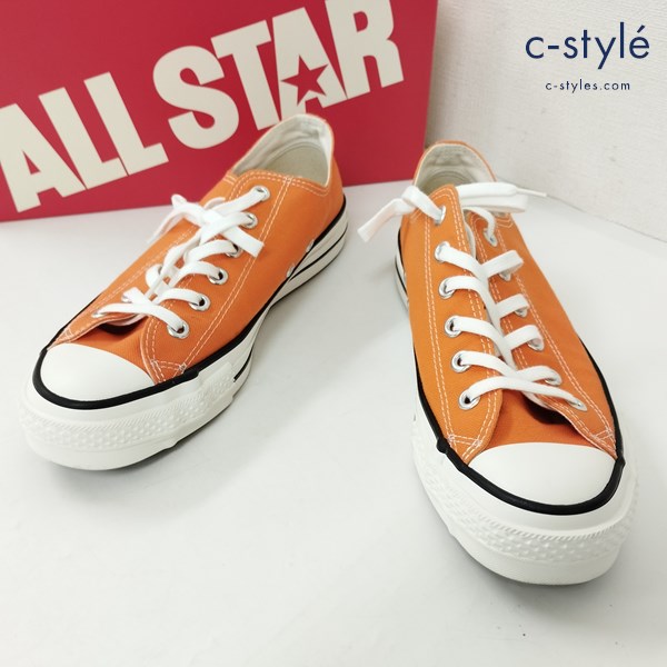 CONVERSE コンバース CANVAS ALL STAR J OX ORANGE スニーカー 26.5㎝ オレンジ 日本製