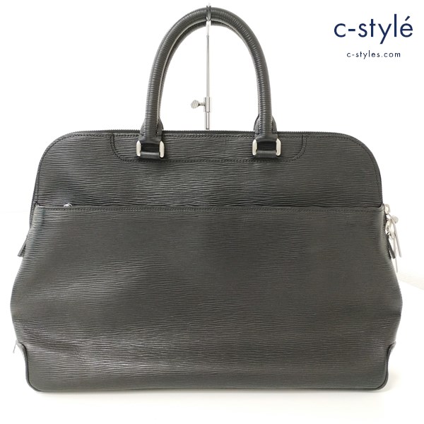 aniary アニアリ ブリーフケース ブラック ビジネスバッグ レザー エピ 革