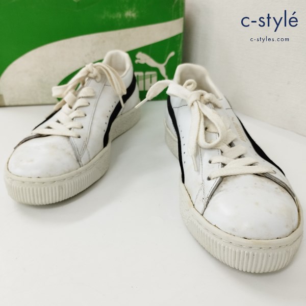 PUMA プーマ Basekt バスケット 90680 スニーカー 7 ホワイト ヴィンテージ