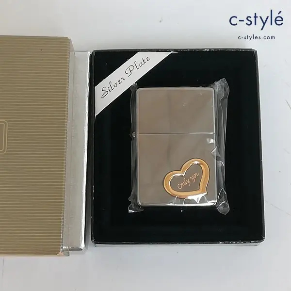 ZIPPO ジッポー FTS ハート オイルライター シルバー Silver Plate 喫煙具