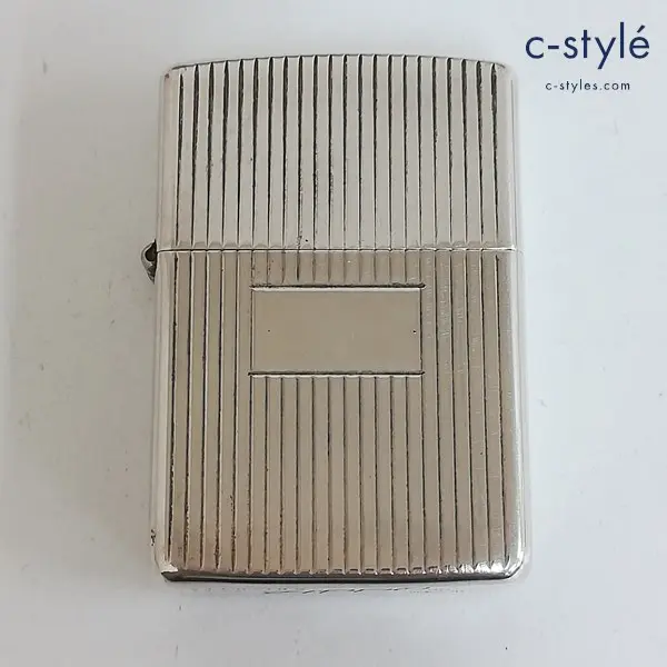 ZIPPO ジッポー STERLING SILVER スターリングシルバー 1992 ストライプ オイルライター 喫煙具