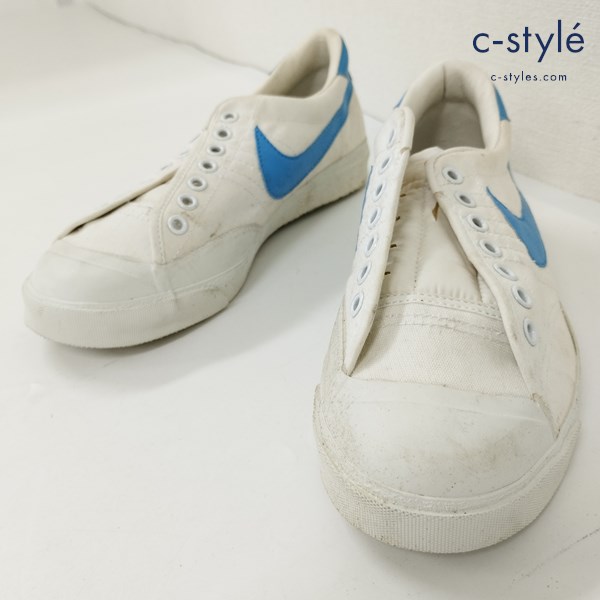 NIKE ナイキ ブレザーキャンバス 9 スニーカー 5・1/2 ホワイト 日本製 ヴィンテージ