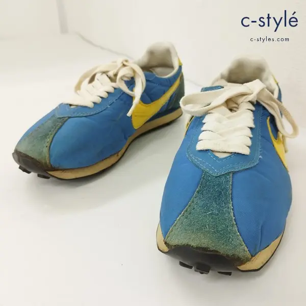 NIKE ナイキ WAFFLE TRAINER スニーカー 7 マルチカラー 日本製 ヴィンテージ ロゴ筆記体