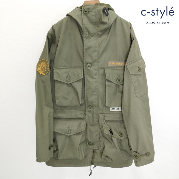 HYSTERIC GLAMOUR×ArkAir UNLINED SMOCK ジャケット L オリーブ ブルゾン