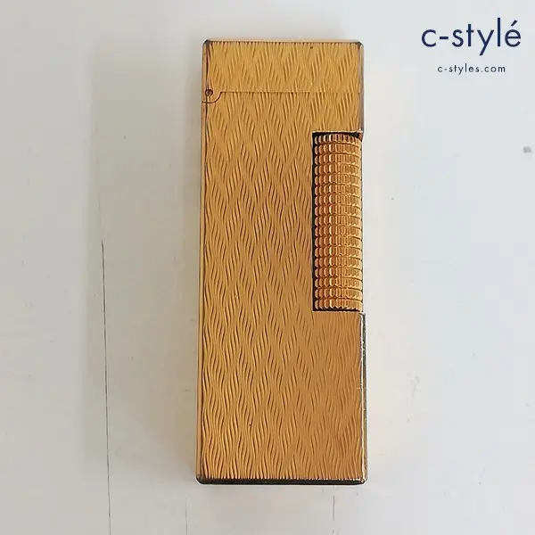 dunhill ダンヒル ガスライター ゴールド US-RE24163 PATENTED 喫煙具