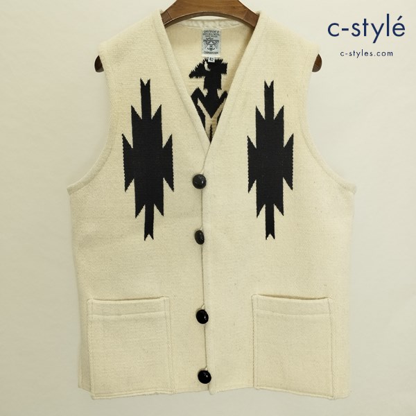 ORTEGA オルテガ 42 白 チマヨベスト VEST ウール100％ CHIMAYONM