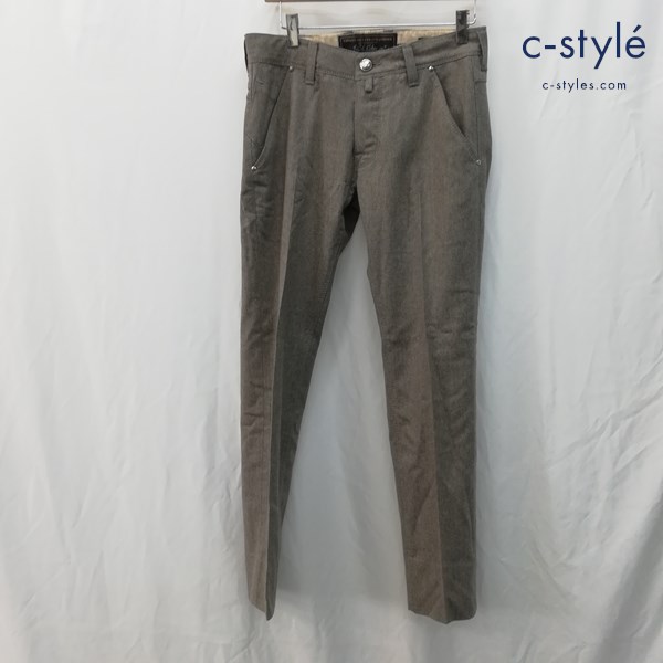 JACOB COHEN ヤコブコーエン ウール パンツ 29 グレー系 イタリア製 J613 WOOL COMF