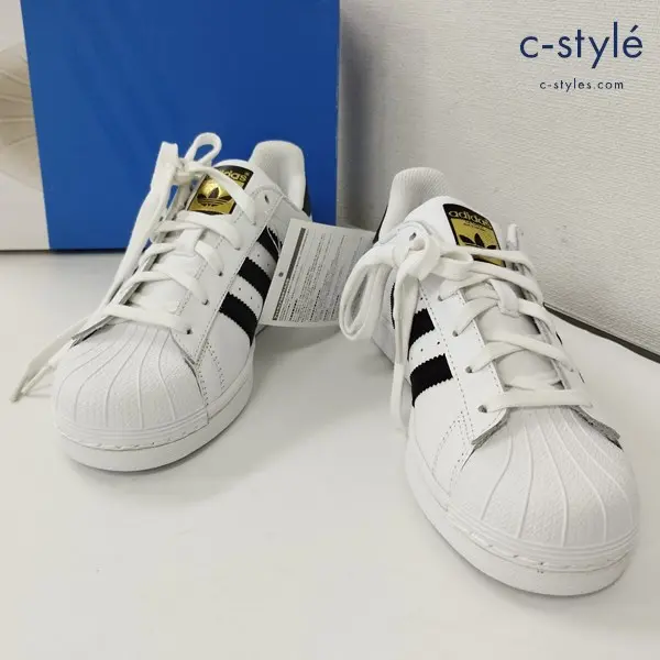 adidas アディダス スーパースター スニーカー 23.5cm オフホワイト C77153 レディース