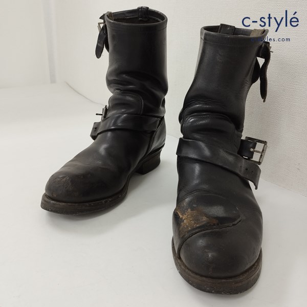 RED WING レッドウィング 縦羽タグ エンジニアブーツ ブラック シフトガード