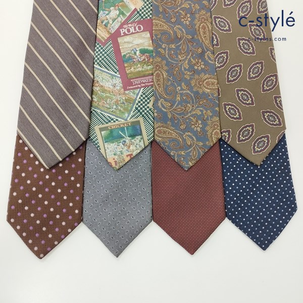 J.PRESS ジェイプレス ネクタイ 総柄 綿 シルク 計8点
