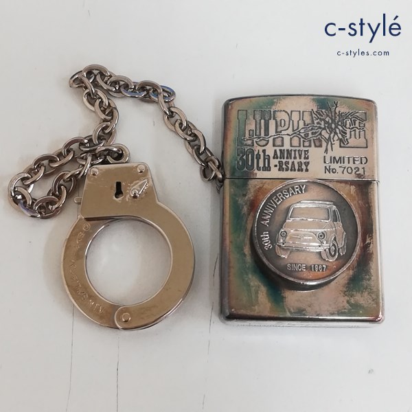 ZIPPO ジッポー LUPIN III 30th ANNIVERSARY LIMITED オイルライター シルバー 手錠付き 愛車バージョン