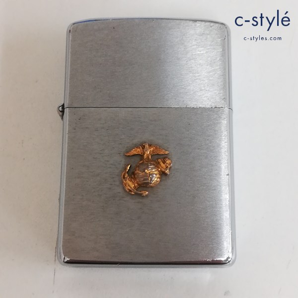 ZIPPO ジッポー アメリカ海兵隊エンブレム オイルライター シルバー 喫煙具