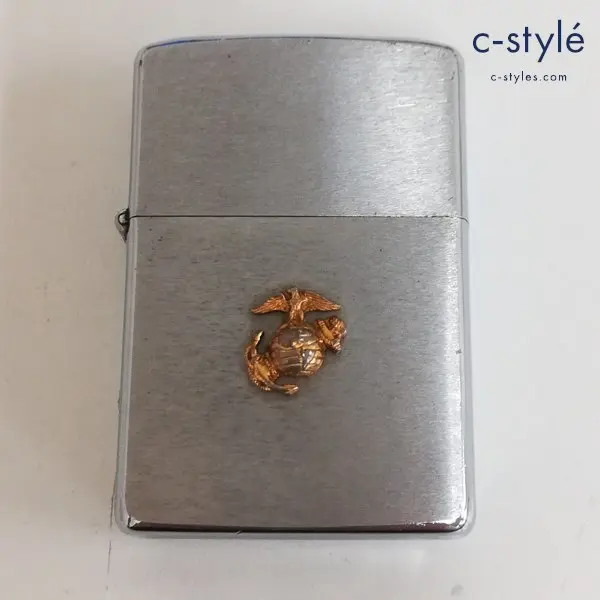 ZIPPO ジッポー アメリカ海兵隊エンブレム オイルライター シルバー 喫煙具