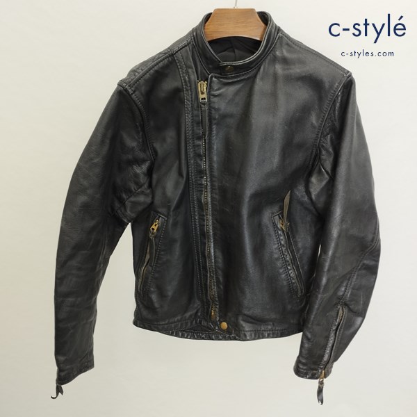 LANGLITZ LEATHERS ラングリッツレザーズ 60’s シングルライダースジャケット ブラック