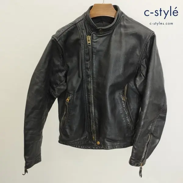 LANGLITZ LEATHERS ラングリッツレザーズ 60’s シングルライダースジャケット ブラック