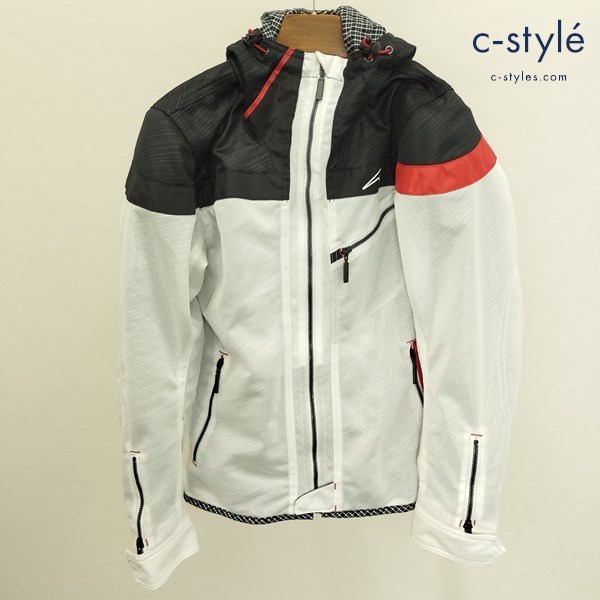 KUSHITANI クシタニ メッシュパーカージャケット M マルチカラー ライディングジャケット フーディー