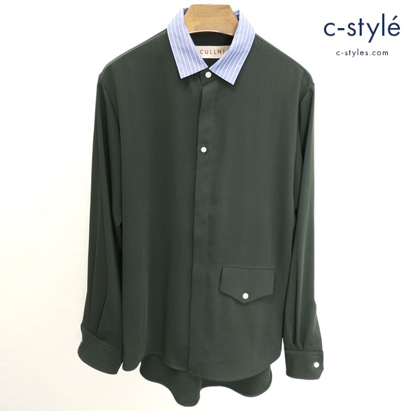 CULLNI クルニ シャツ 1 グリーン系 18-AW-011 日本製 長袖