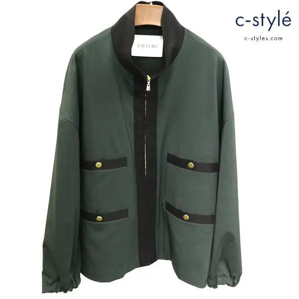 CULLNI クルニ ブルゾン 2 グリーン系 23-SS-051 日本製 長袖