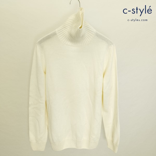 DRUMOHR ドルモア セーター 48 クリーム イタリア製 タートルネック 長袖