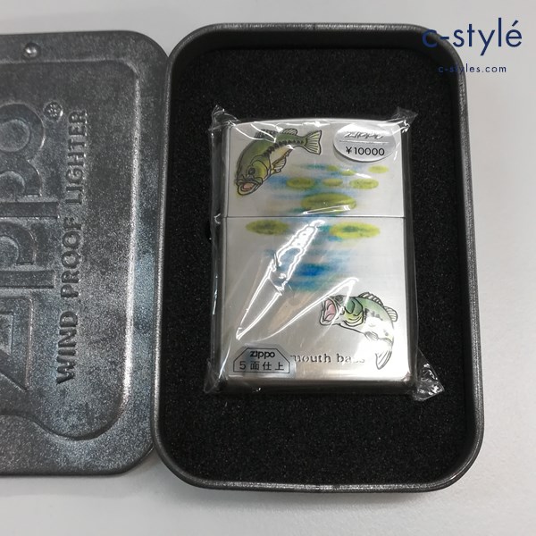 ZIPPO ジッポー 1932 Large mouth bass オイルライター シルバー 5面仕上 喫煙具