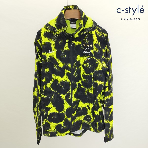 F.C.Real Bristol×NIKE エフシー レアル ブリストル×ナイキ Storm-Fit Jacket Lime Green camo 迷彩 カモフラ