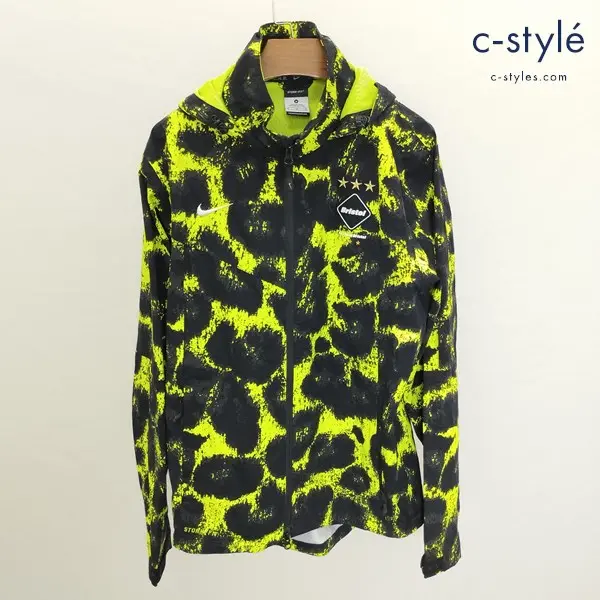 F.C.Real Bristol×NIKE エフシー レアル ブリストル×ナイキ Storm-Fit Jacket Lime Green camo 迷彩 カモフラ