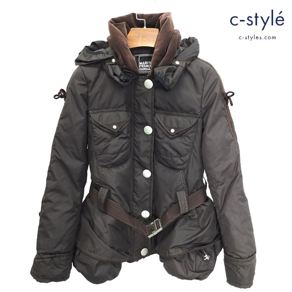 MARITHE+FANCOIS GIRBAUD マリテ+フランソワジルボー ダウンジャケット S ブラウン レディース