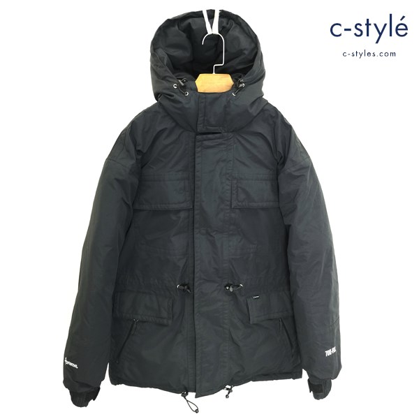 Supreme シュプリーム ダウンジャケット S ブラック Downtown Parka 700-Fill ナイロン