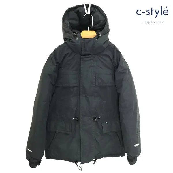 Supreme シュプリーム ダウンジャケット S ブラック Downtown Parka 700-Fill ナイロン