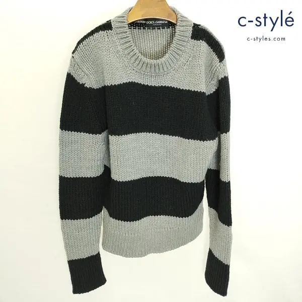 DOLCE&GABBANA ドルチェ&ガッバーナ 52 ブラック×グレー