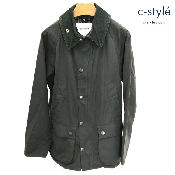 Barbour バブアー BEDALE SL PEACHED ジャケット 36 ブラック 2001155 無地 長袖