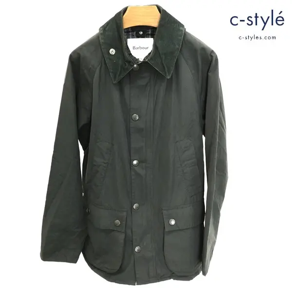 Barbour バブアー BEDALE SL PEACHED ジャケット 36 ブラック 2001155 無地 長袖