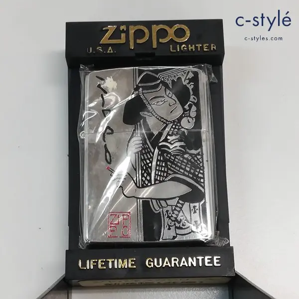 ZIPPO ジッポー ジャパネスクシリーズ 勧進帳（弁慶） オイルライター シルバー 喫煙具