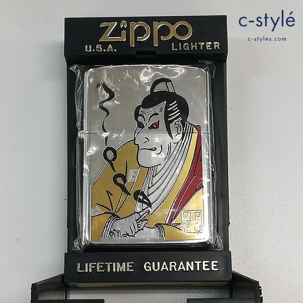 ZIPPO ジッポー ジャパネスクシリーズ 竹村定之進 オイルライター シルバー 喫煙具