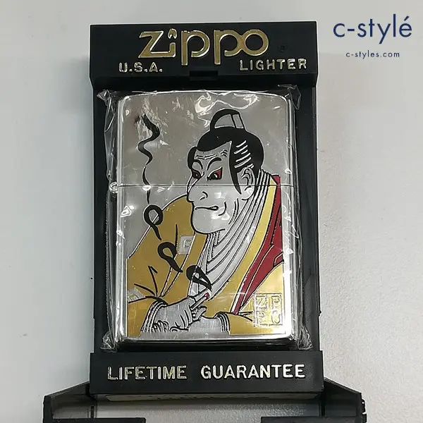 ZIPPO ジッポー ジャパネスクシリーズ 竹村定之進 オイルライター シルバー 喫煙具