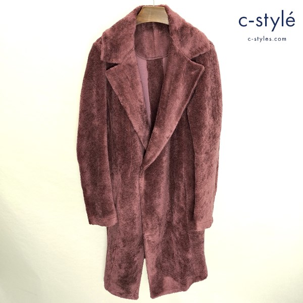 bajra バジュラ ボアコート 3 ピンク系 ロングコート 日本製 レディース