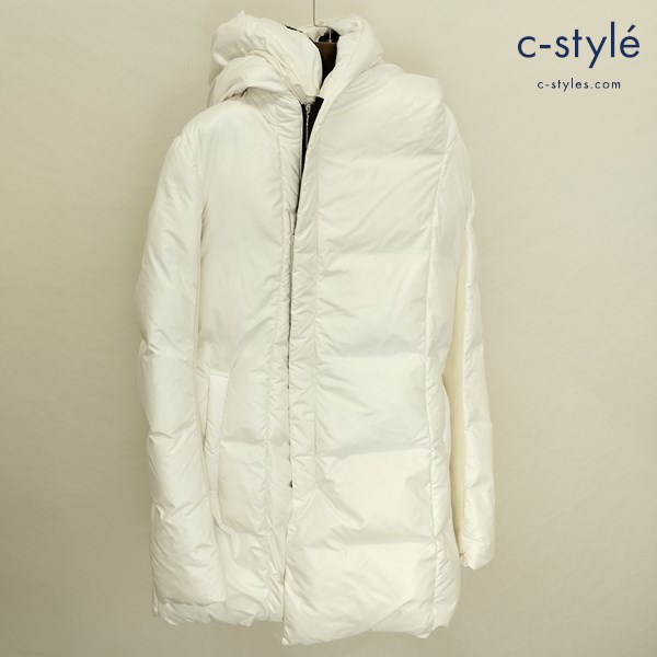 bajra バジュラ ダウンジャケット 3 ホワイト ダウンコート フード