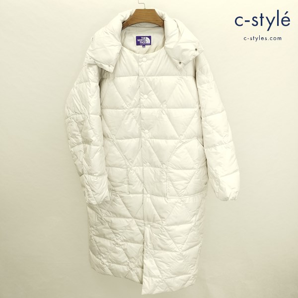 THE NORTH FACE PURPLE LABEL リサイクル タフタ フィールド ダウンコート M エクリュ レディース
