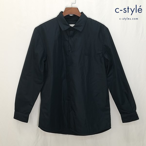 LACOSTE ラコステ シャツジャケット US M ネイビー REGULAR FIT 長袖
