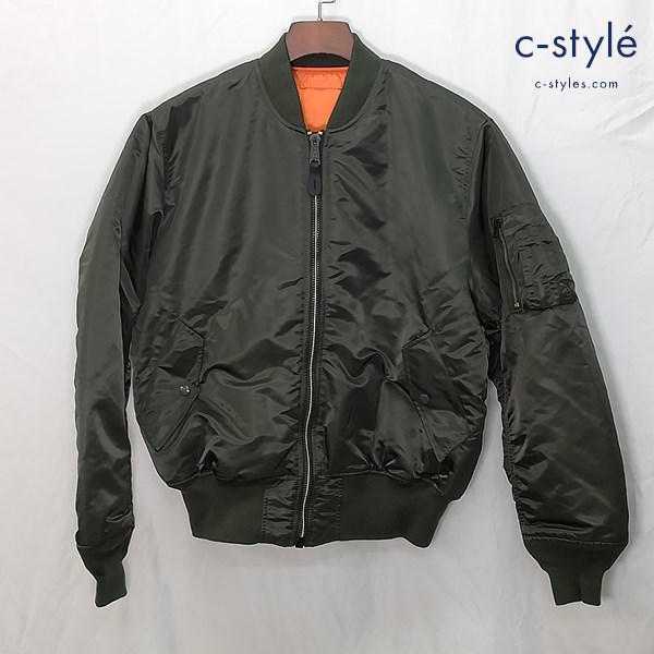 ALPHA INDUSTRIES アルファインダストリーズ フライトジャケット L カーキ 2000-476 ナイロン