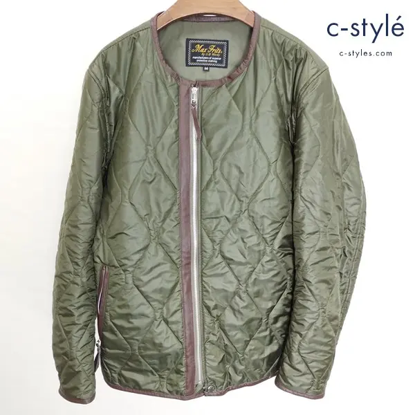 Max Fritz マックスフリッツ キルティングインナーブルゾン 50 オリーブ MFB-2194 ダウン