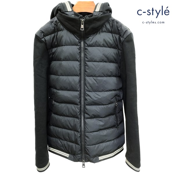 MONCLER モンクレール MAGLIA CARDIGAN BLACK ダウンジャケット M ブラック ニット パーカー