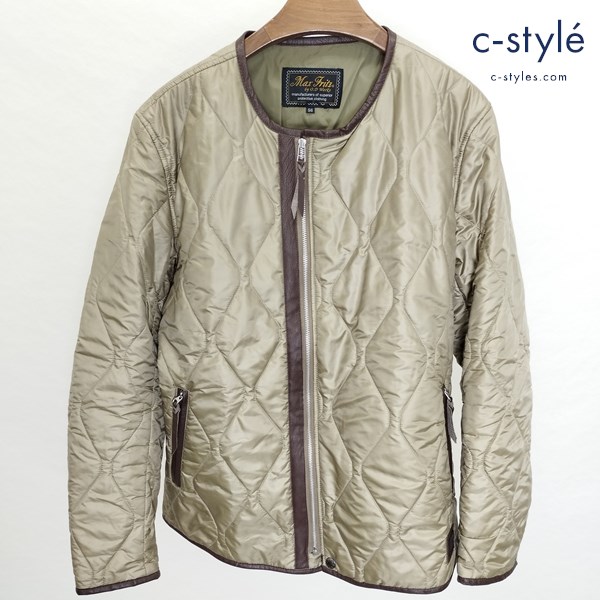 Max Fritz マックスフリッツ キルティングインナーブルゾン 50 ベージュ MFB-2194 ダウン バイク