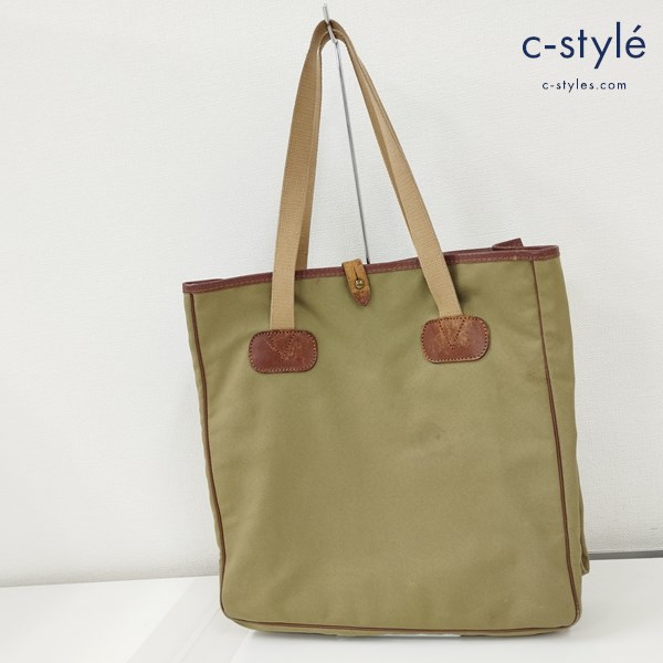 Brady ブレディ トートバッグ オリーブ系 イギリス製 キャンバス 鞄 カバン