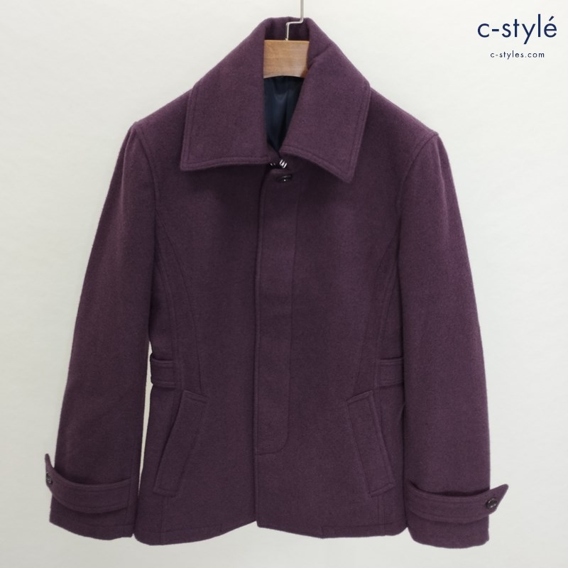 TORNADO MART トルネードマート ウールショートコート M ワインレッド系 コート ジャケット