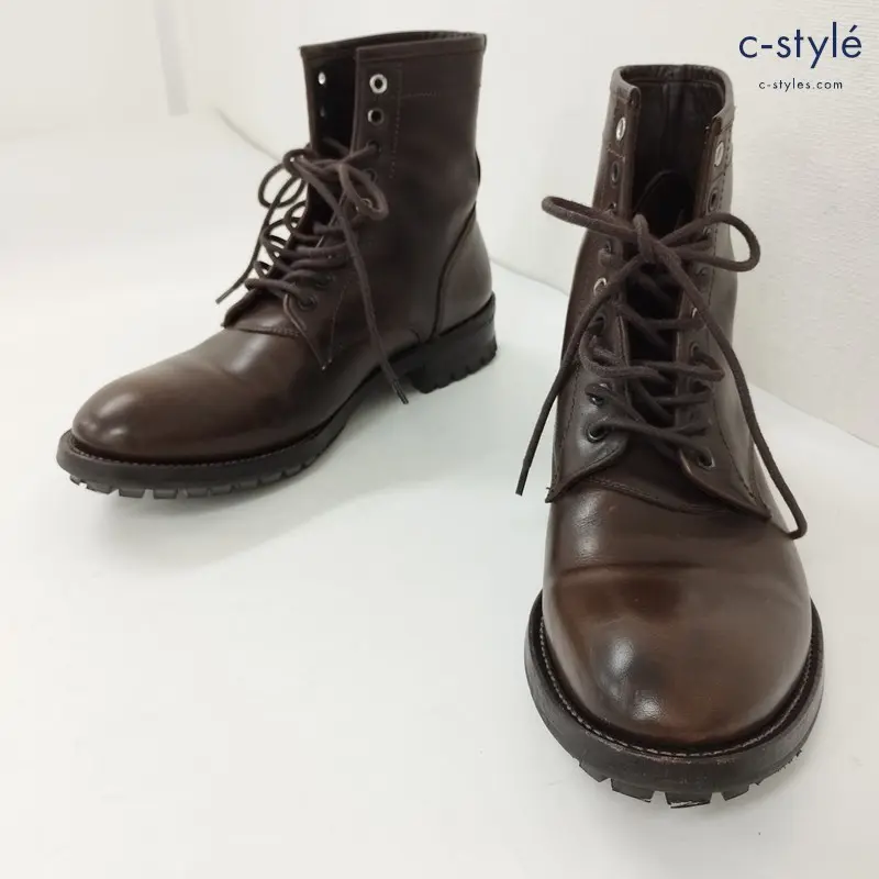 Paul Smith ポールスミス レースアップブーツ 8 こげ茶 RED EAR 384850 靴 革